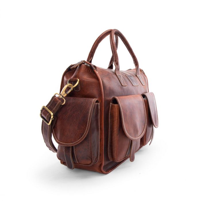 Leather Portfolio Bag, Large Portfolio Bag, Art Portfolio Bag, A sizes -  Troya Leather